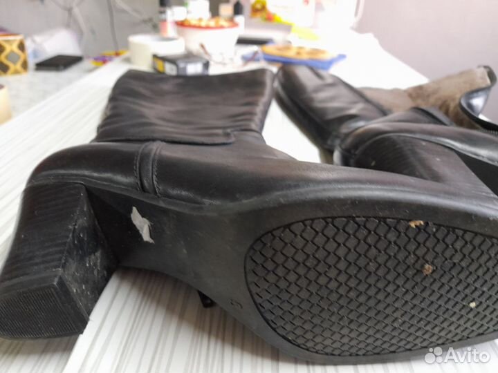 Сапоги женские зимние 38р. Натуральная кожа и мех