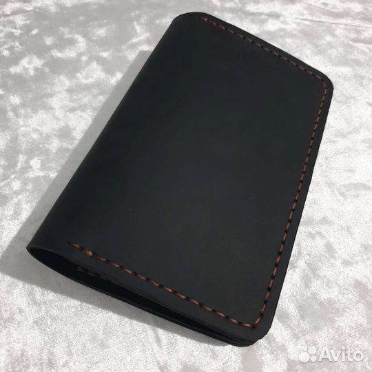 Обложка на паспорт кожаная ручная работа