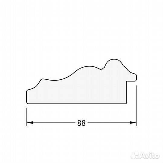 Зеркало Evoform Exclusive 56х46 BY 1369 с фацетом
