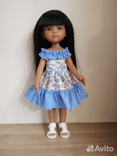 Платье на куклу Паола Рейна 32-33 см