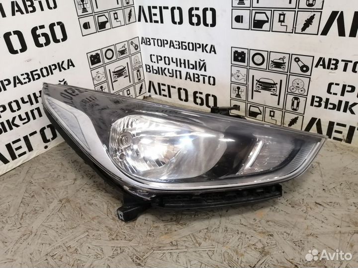 Фара для Hyundai Solaris 2018