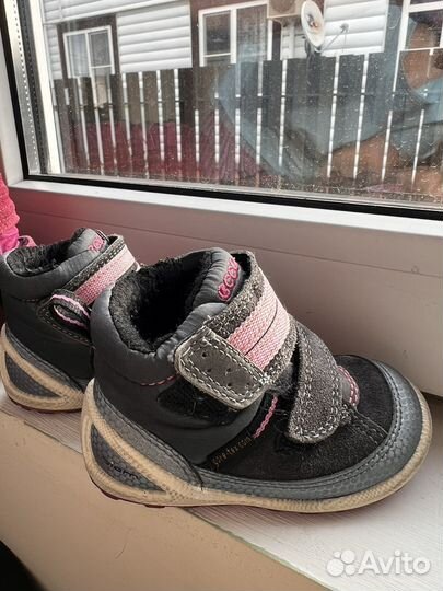 Ботинки зимние демисезон ecco biom goretex 20