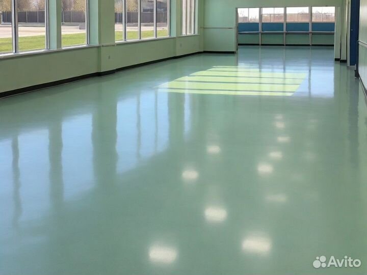 Состав цветной для наливного пола. От 300кг