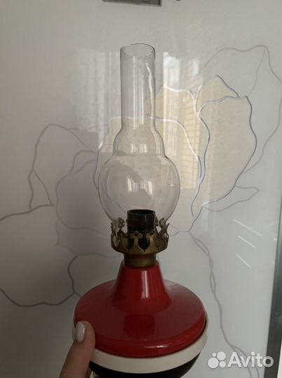 Настольная лампа в виде керосинки СССР