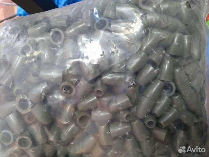 Концевики на шнур пластик, упак.1000шт