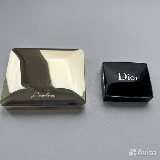 Тени для глаз Guerlain и Dior