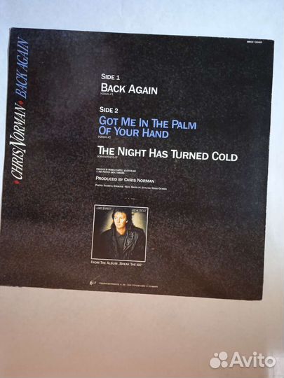 Chris Norman – Back Again - Lp (single)