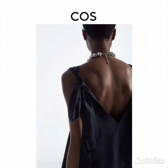 COS льняное платье