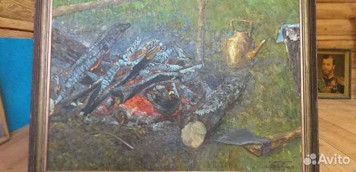 Картина Костер