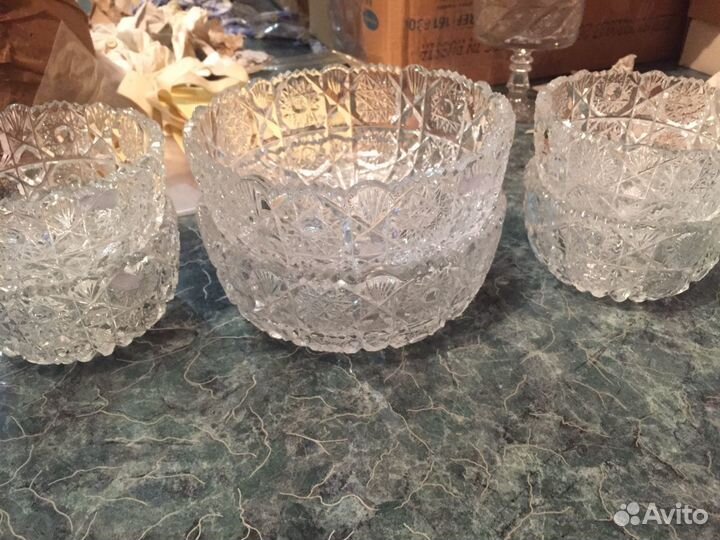 Вазы Хрустальные. СССР