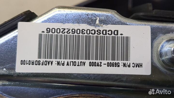 Подушка безопасности водителя Hyundai Veloster 2011, 2013