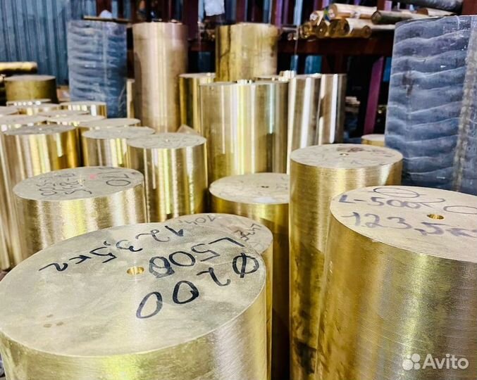 Бронза. Бронзовый пруток 30мм браж 9-4