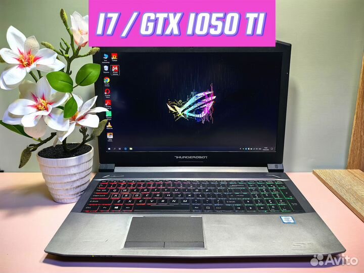 Игровой ноутбук i7 / GTX 1050 Ti игры + работа