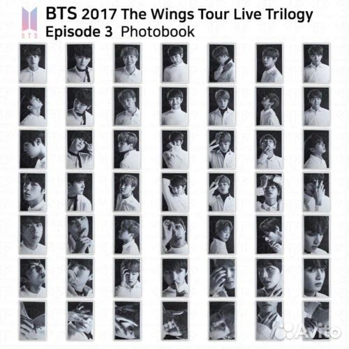 Bts face photo wings tour фотобук (бронь)