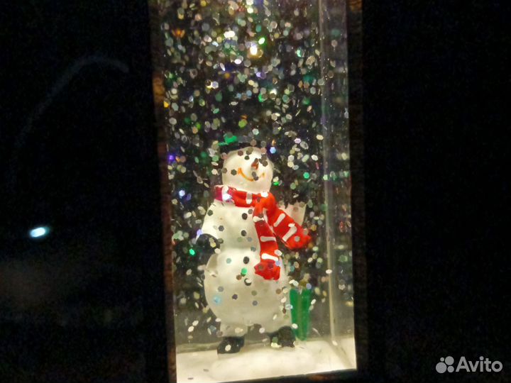 Домик светящийся новогодний