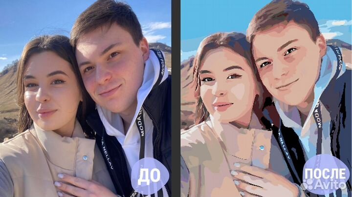 Картина по номерам по фото 80*100 за 1 день