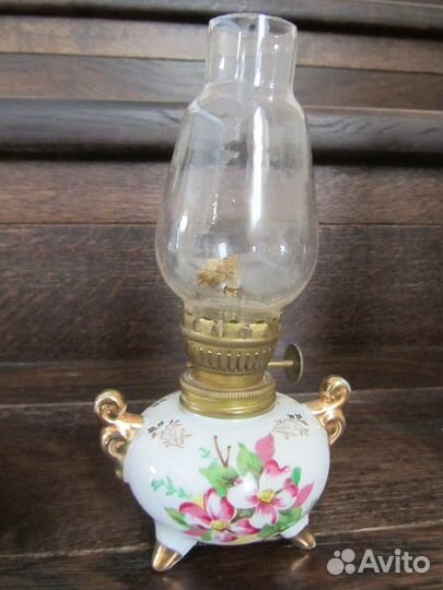 Лампа керосиновая фарфор