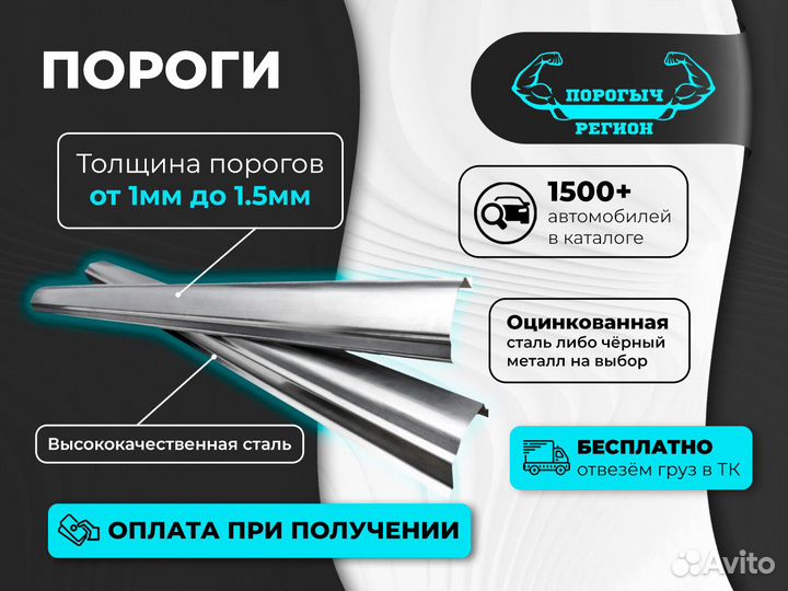 Кузовные пороги Ravon