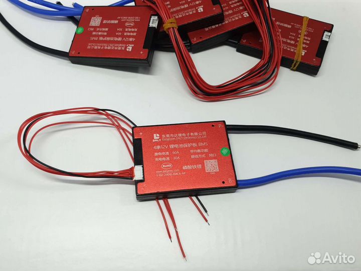 Водонепроницаемый 4S 12V 60А BMS lifepo4