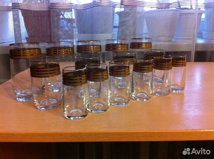 Набор посуды СССР (стаканы, стопки)