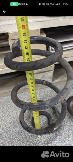 Задние усиленные пружины от Nissan wingroad Y12