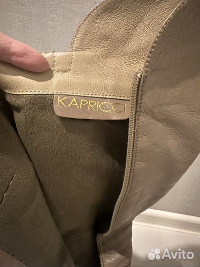 Сапоги ботфорты 37 натуральная кожа