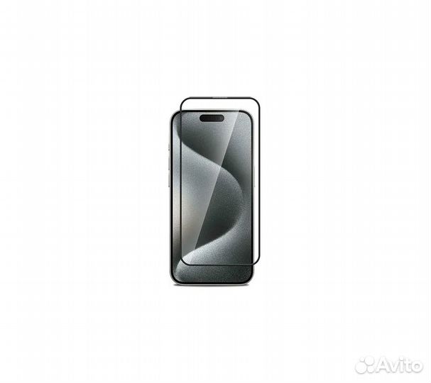 Защитное стекло для iPhone 15 Plus full glue черны