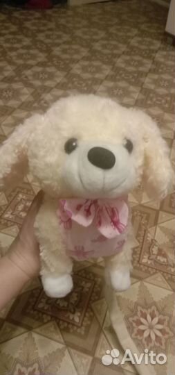 Собачка на поводке игрушка