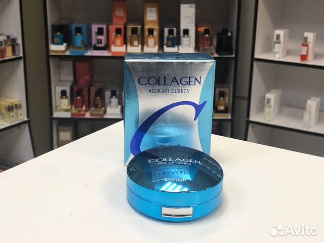 Тональный крем-кушон Enough Collagen Aqua Air Cush