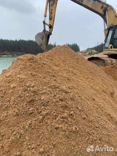 Песок намывной с доставкой