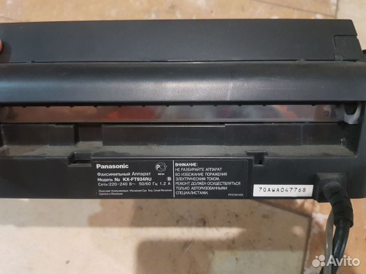Факс Panasonic KX-FT934
