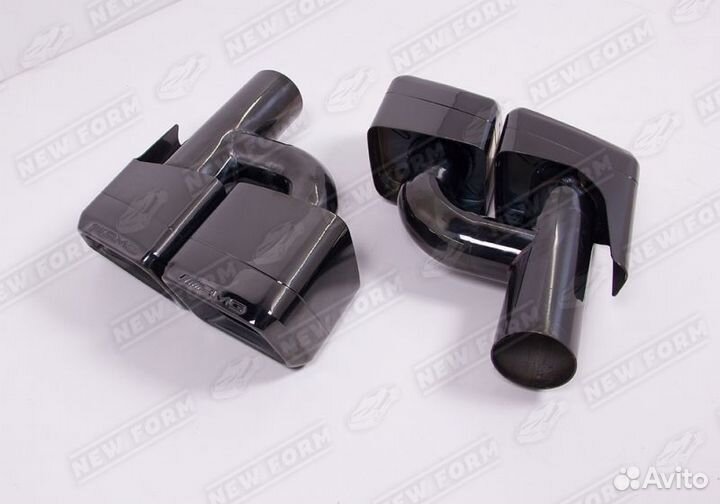 Насадки 63 AMG черные Mercedes S-class W221