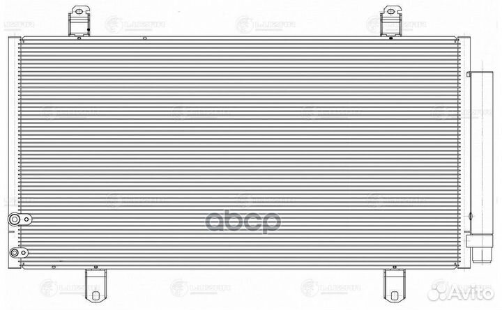Радиатор кондиц. с ресивером для а/м Toyota Cam
