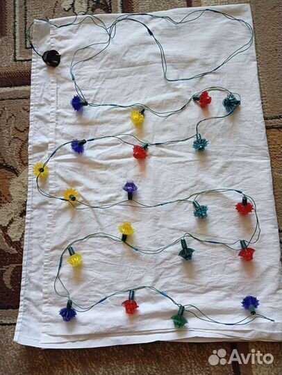 Новогодняя ёлочная гирлянда СССР 