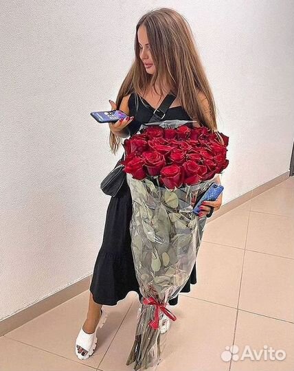 Букет роз 101 роза 51 роза