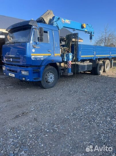 КАМАЗ 65117 с КМУ, 2013