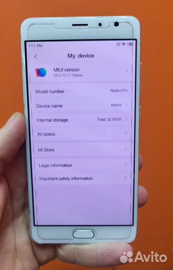 Xiaomi Redmi Pro, 3/32 ГБ