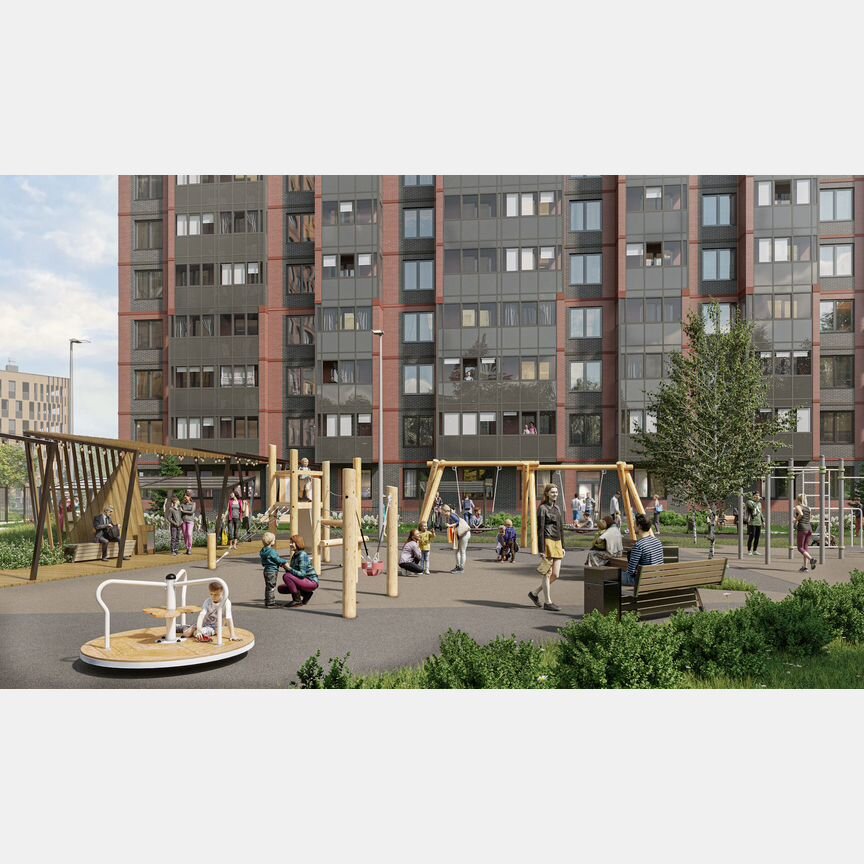2-к. квартира, 54,5 м², 1/24 эт.