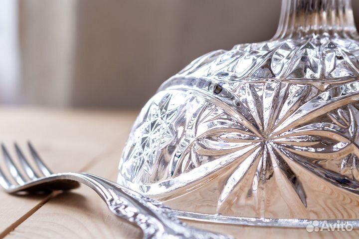 Хрустальная крышка стеклянный клош купол