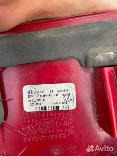 Задние фонари BMW X5 e53 рестайлинг