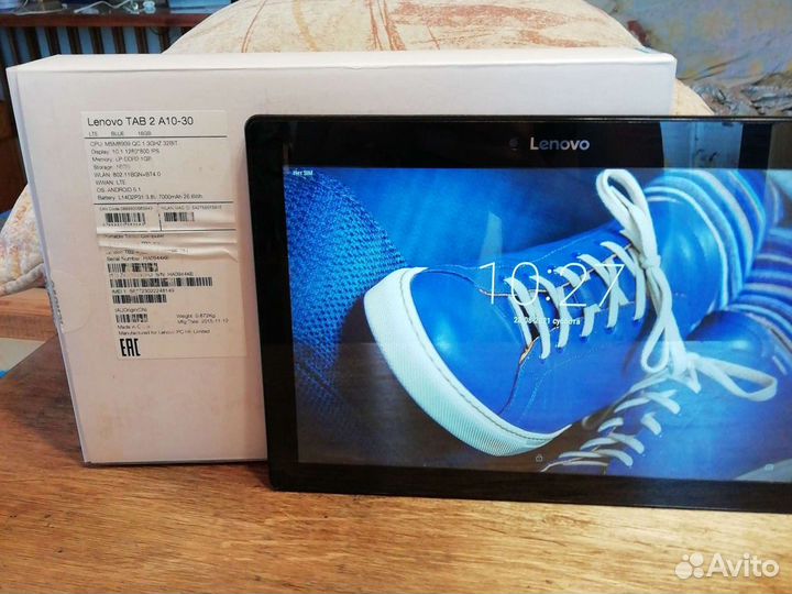 Планшет lenovo tab 2 a10