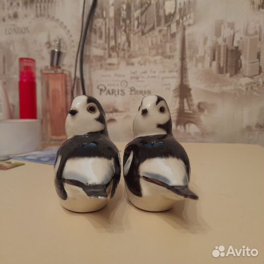 Статуэтка фарфор птица пумочка