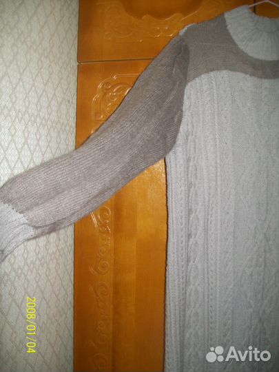 Платье вязаное женское повседневное