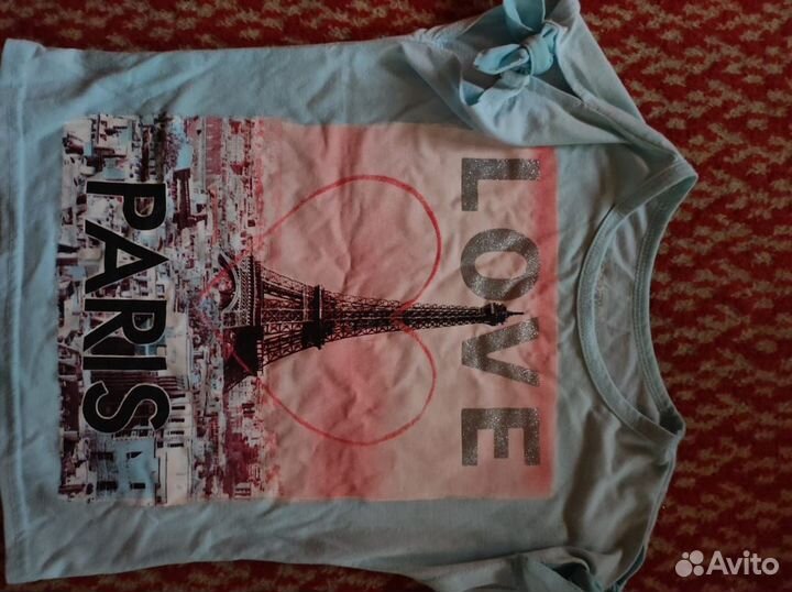 Футболка на девочку 8-10 лет