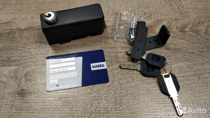 Замок OBD-разъема с цилиндром kaba