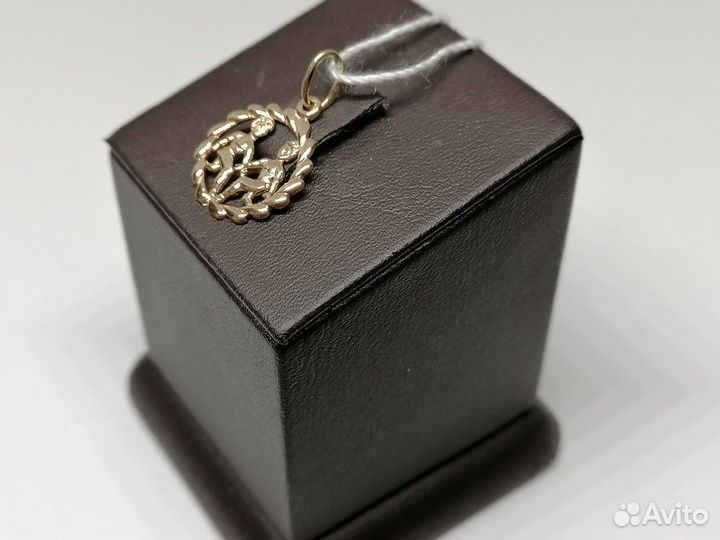 Подвеска близнецы (золото 585) (Заводской)