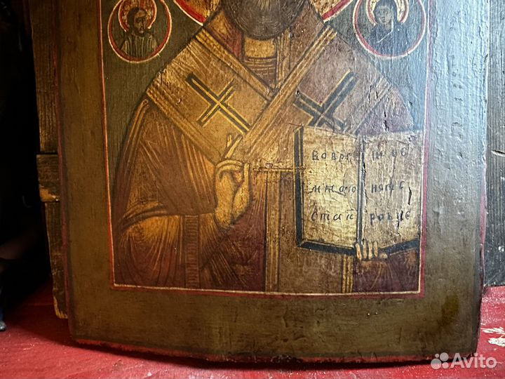 Икона николай чудотворец 19 век