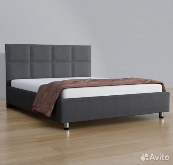 Кровать с мягким изголовьем 160 200