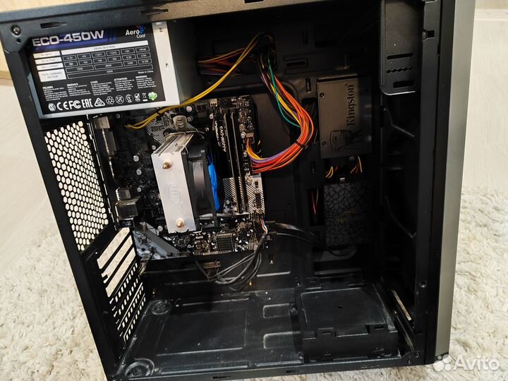 Ryzen 3 3200g, 16 озу, ssd 240 + ssd 120