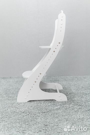 Растущий стул белый